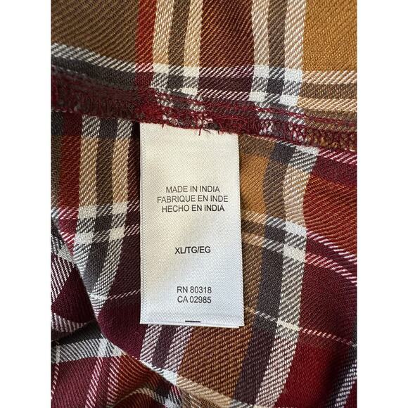 Lucky Brand XL Ultra Soft Women Plaid Button Up Flannel Viscose 2023 - Picture 8 of 9